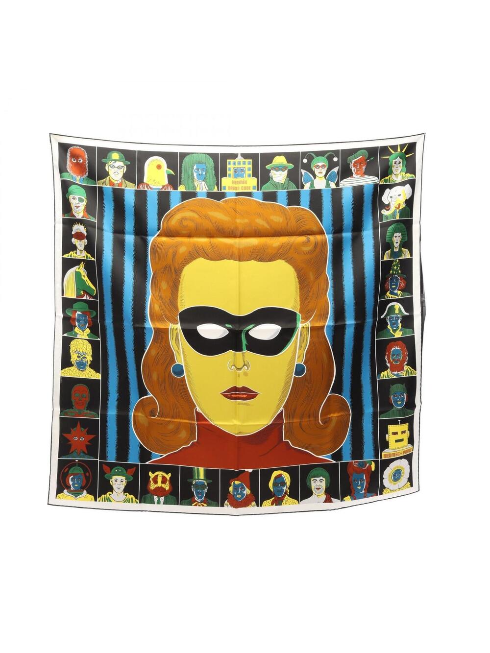Hermes Carre 90 Double Face Dress Code #350101H70B
